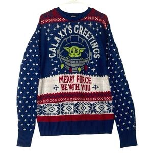 Star Wars Galaxy greetings ugly Christmas sweater